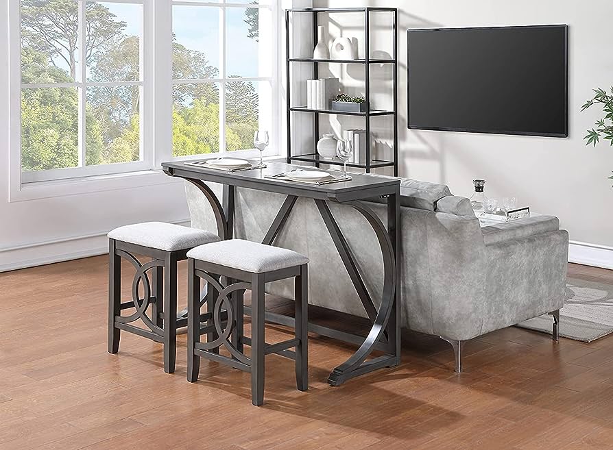 BELLA COUNTER TABLE & 2 STOOLS-NC