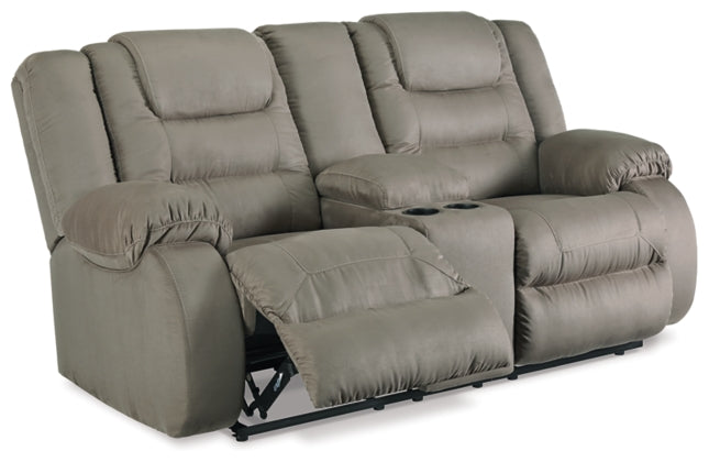 RECLINING SOFA AND LOVESEAT 1010488/94-ASH