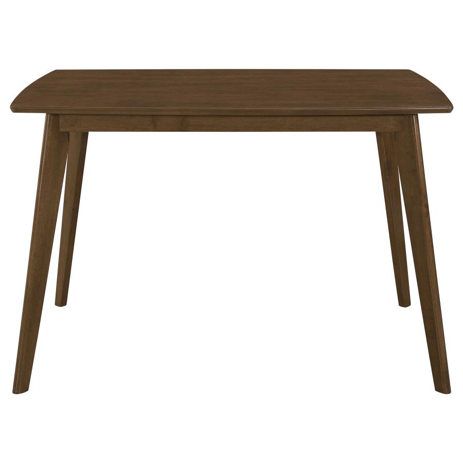 5-piece Rectangular Dining Table Set Chestnut 103061-S5 CST