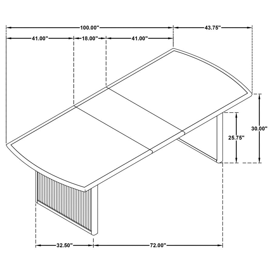 7-piece Extension Leaf Dining Table Set Black 108231-S7A CST