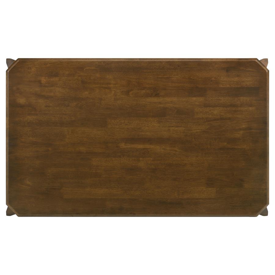 5-piece 59-inch Rectangular Dining Set Dark Brown 108921-S5 CST