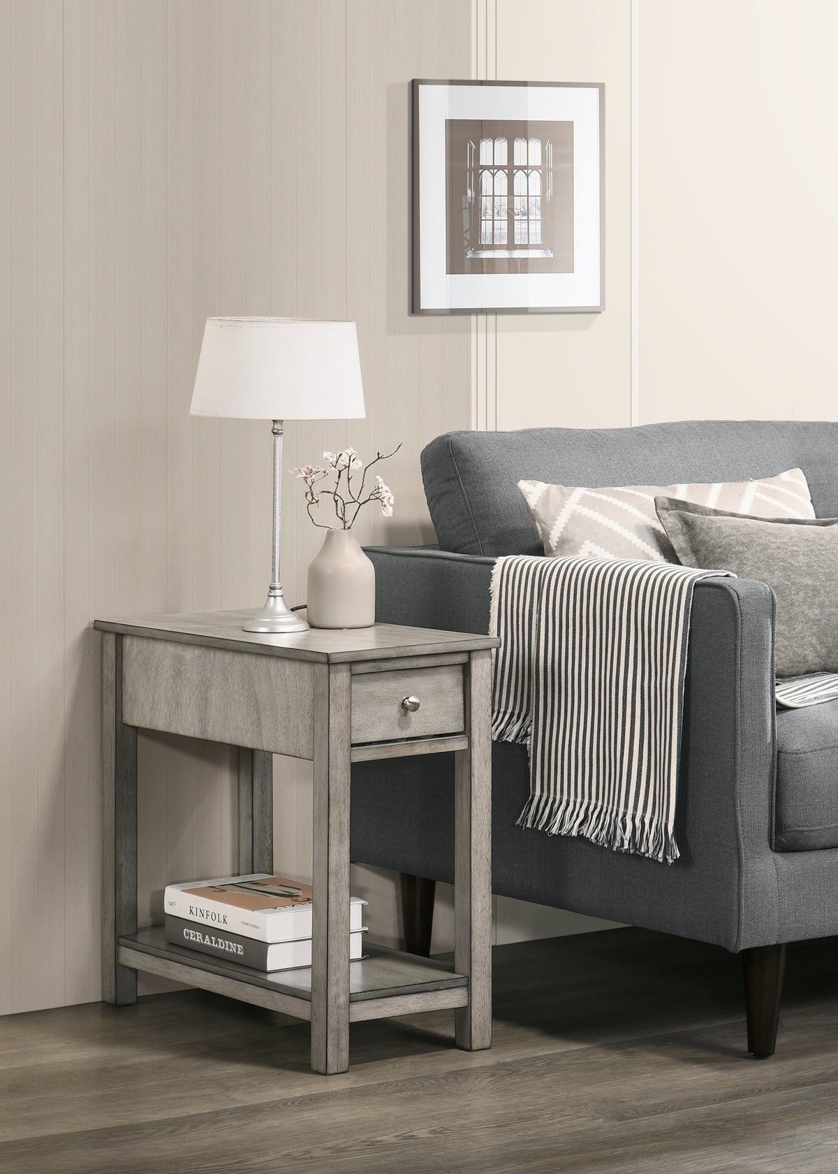NOAH END TABLE WITH DRAWER-NC