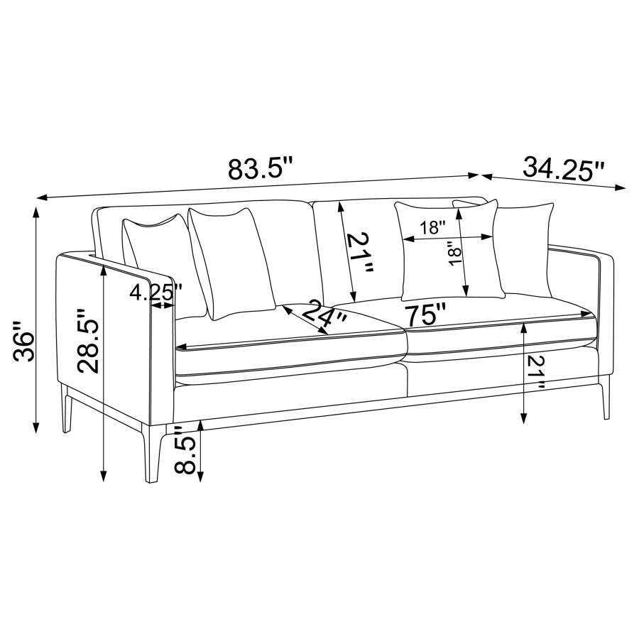 SOFA AND LOVESEAT 508681-S2-COA