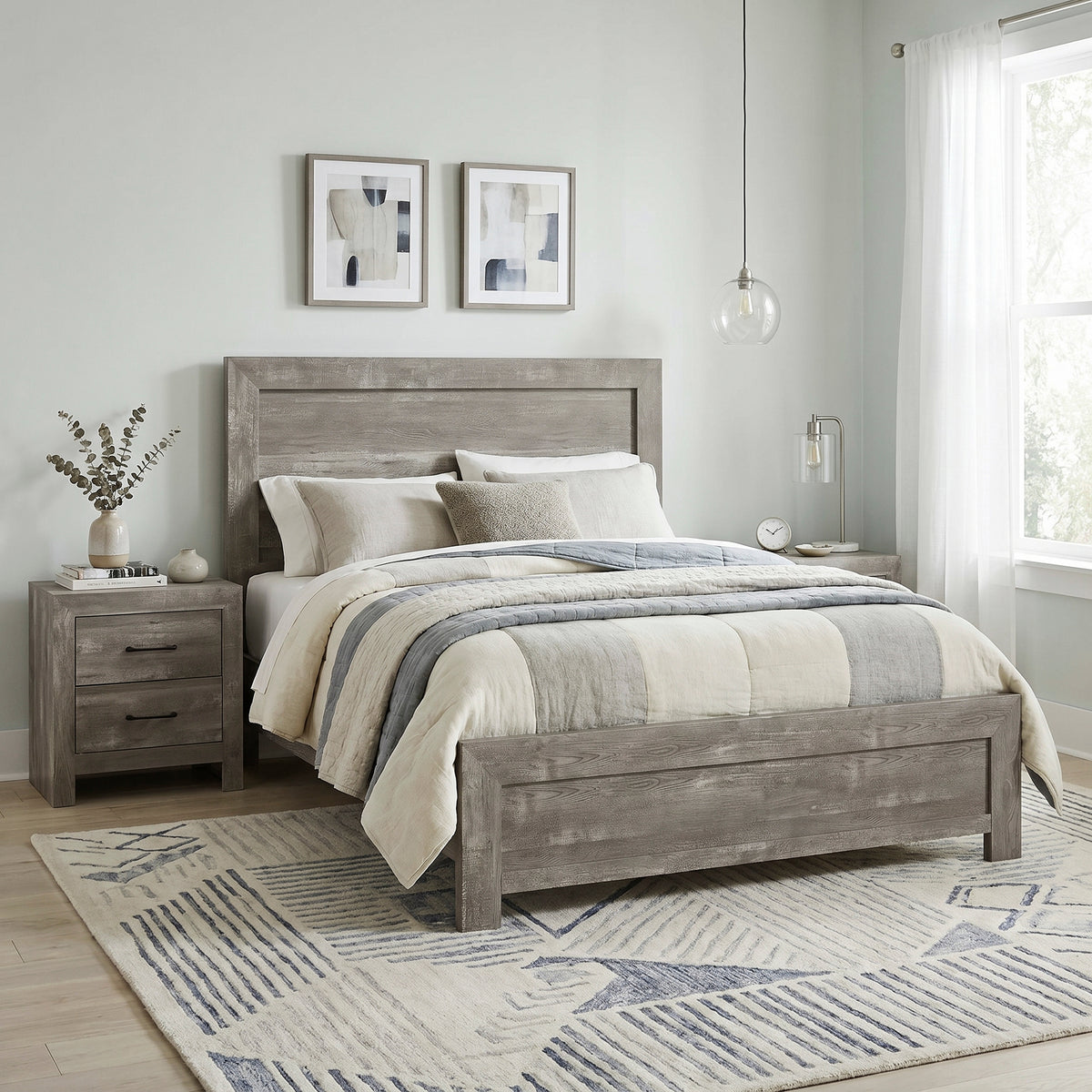 Queen Bed frame 1534GY-1 HME