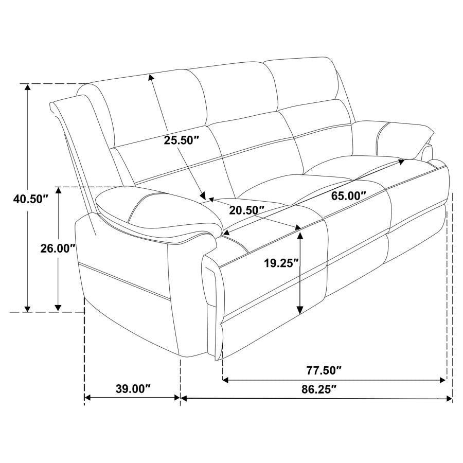 SOFA AND LOVESEAT 508281-S2-COA