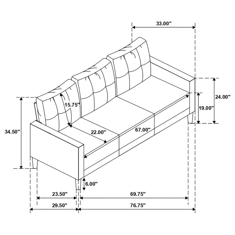 SOFA AND LOVESEAT 506781-S2-COA