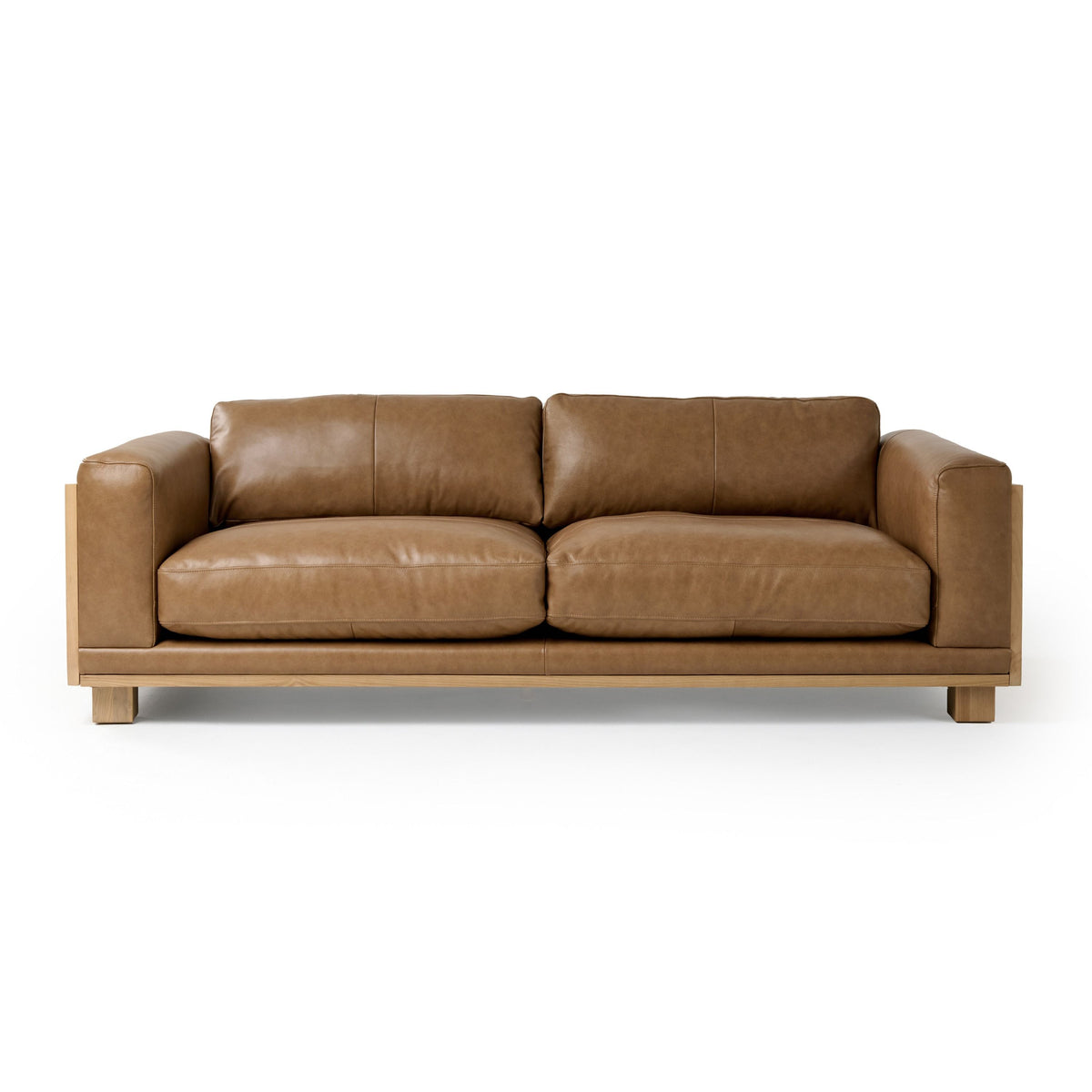 SOFA MODERN TAN LEATHER 8036-VIG