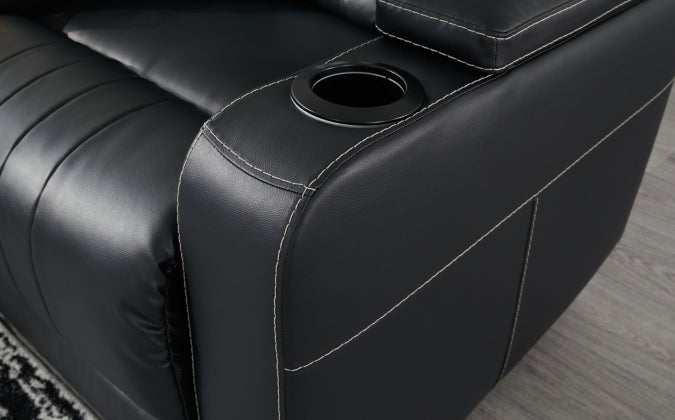 RECLINING SOFA AND LOVESEAT 2400489/94-ASH