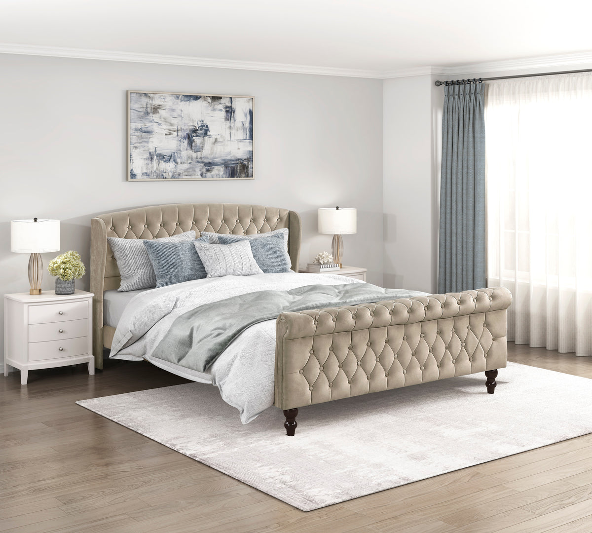 Queen Platform Bed 2550BR-1 HME