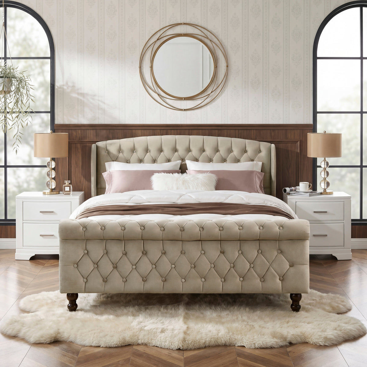 Queen Platform Bed 2550BR-1 HME