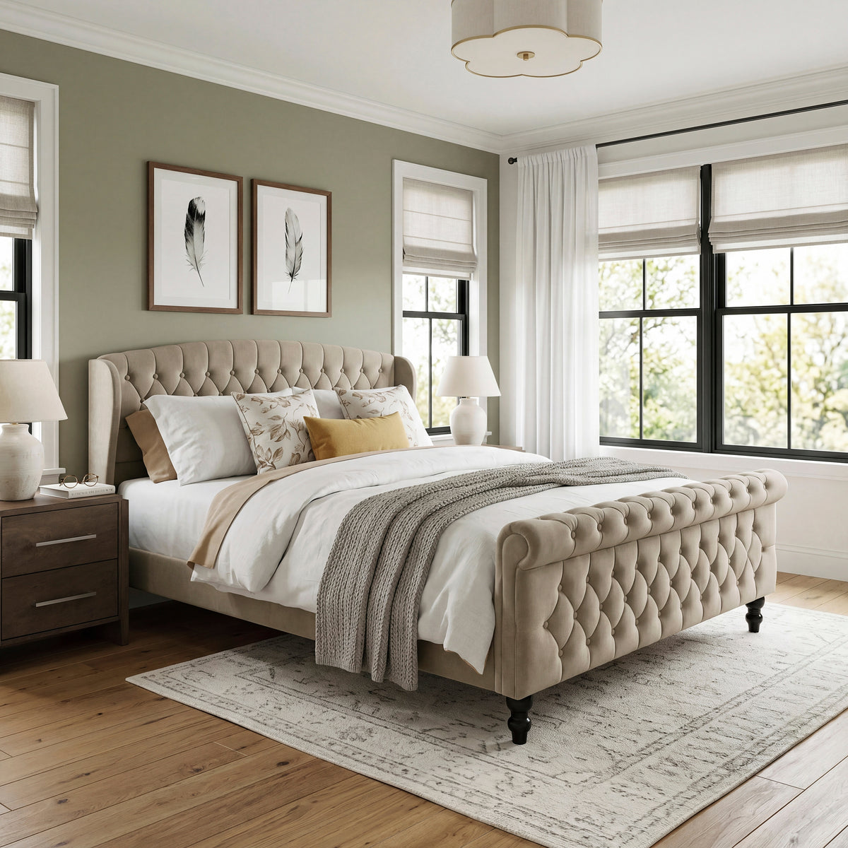 Queen Platform Bed 2550BR-1 HME