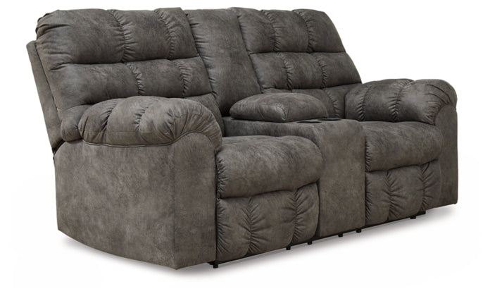 RECLINING SOFA AND LOVESEAT 2840289/94-ASH