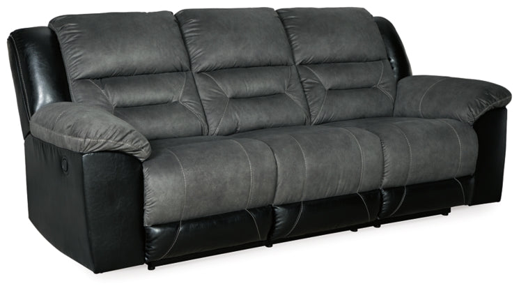 RECLINING SOFA AND LOVESEAT 2910288/94-ASH