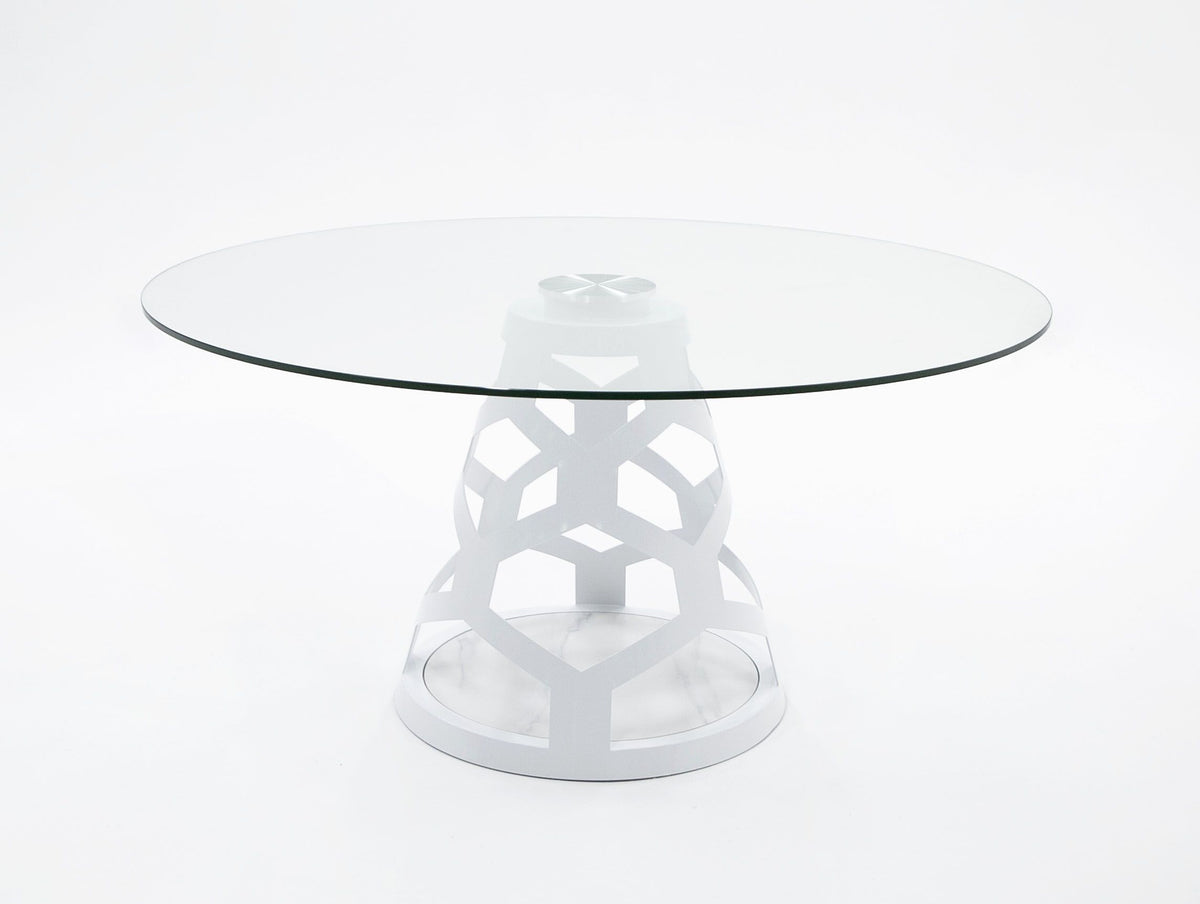 WHITE DINING TABLE 8800-VIG
