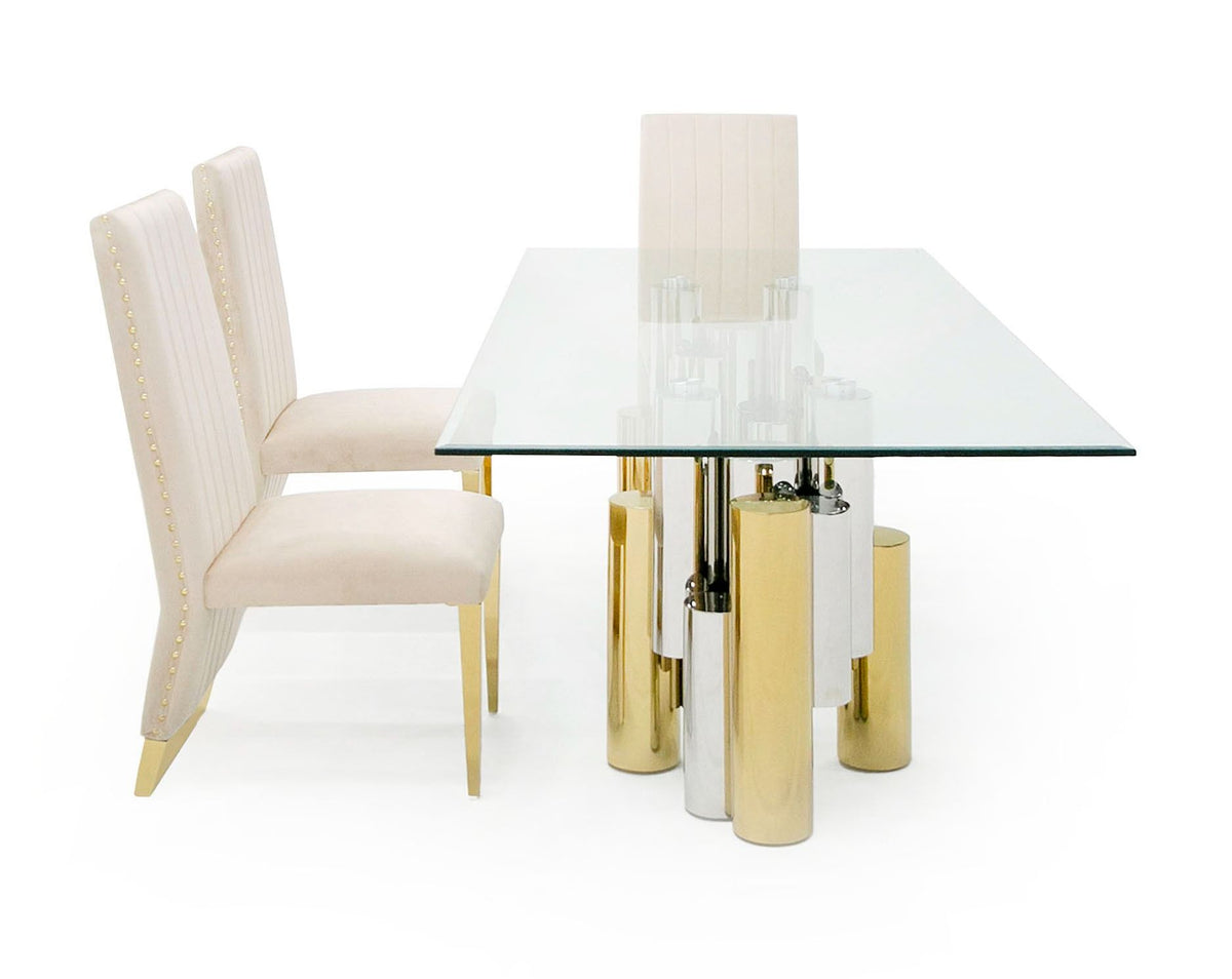 MODERN RECTANGULAR DINING TABLE T413-VIG