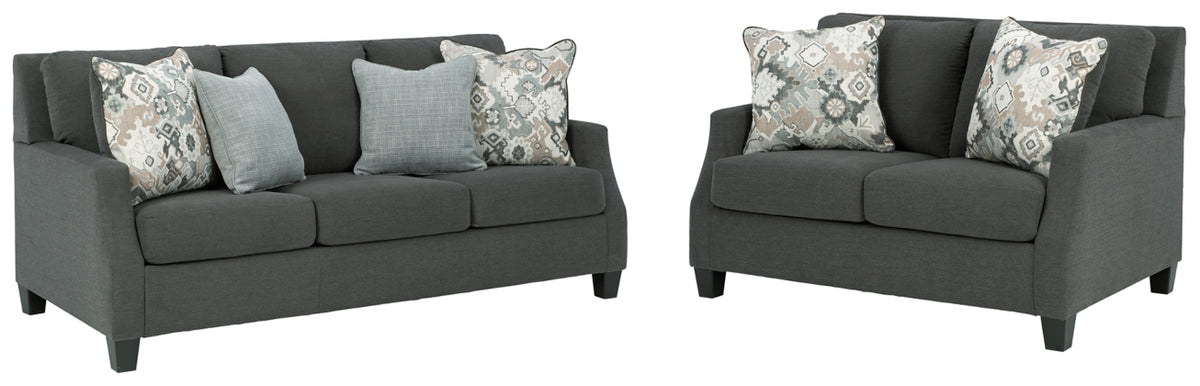 SOFA AND LOVESEAT 3780138/35-ASH