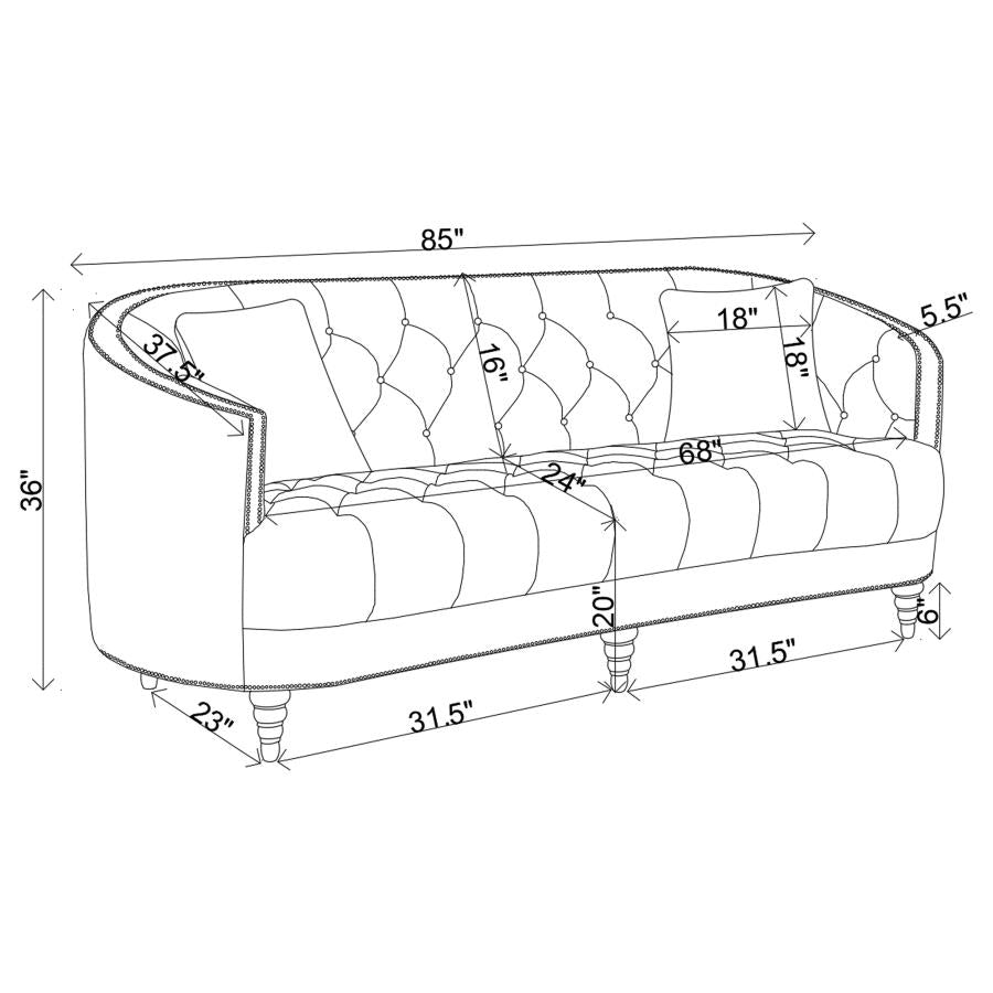 SOFA AND LOVESEAT 508461-S2-COA