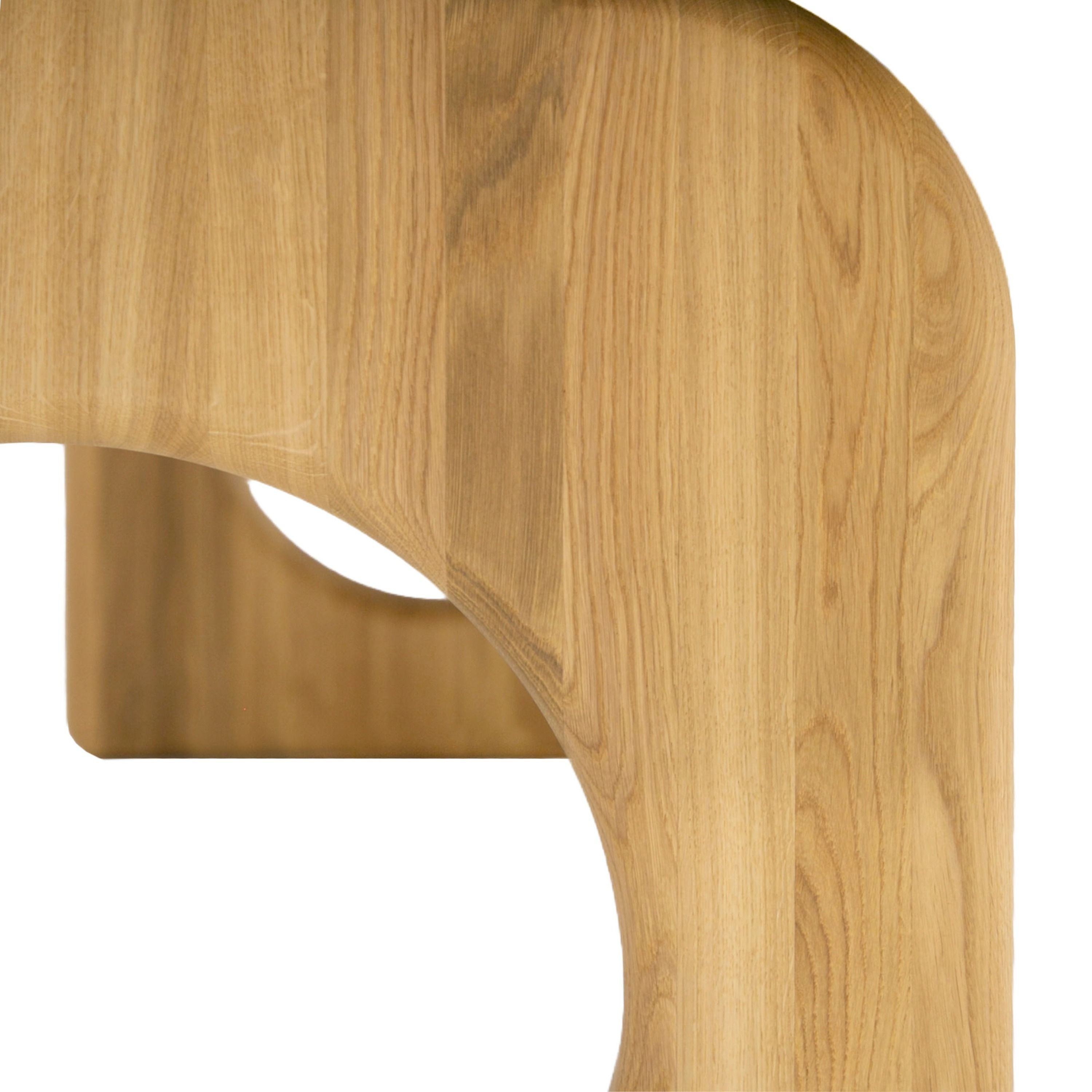 MODERN NATURAL OAK RECTANGULAR DINING TABLE 1257-VIG