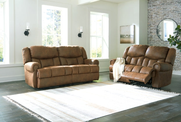 POWER RECLINING SOFA AND LOVESEAT 4470447/74-ASH