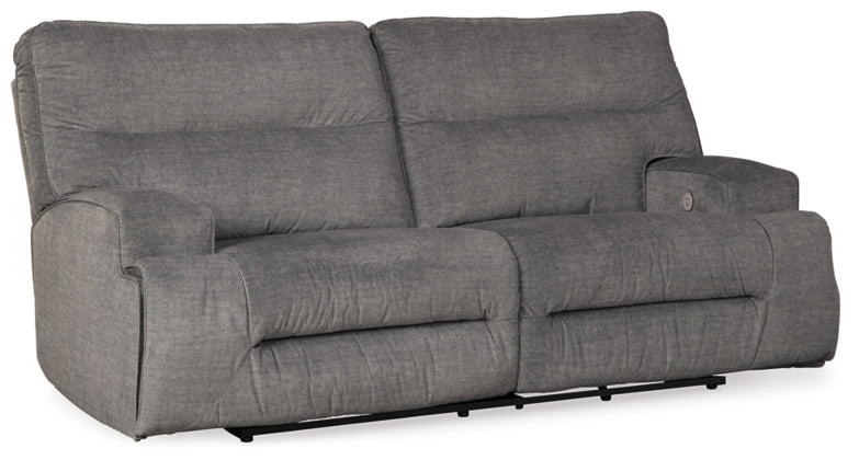 POWER RECLINING SOFA AND LOVESEAT 4530247/96-ASH
