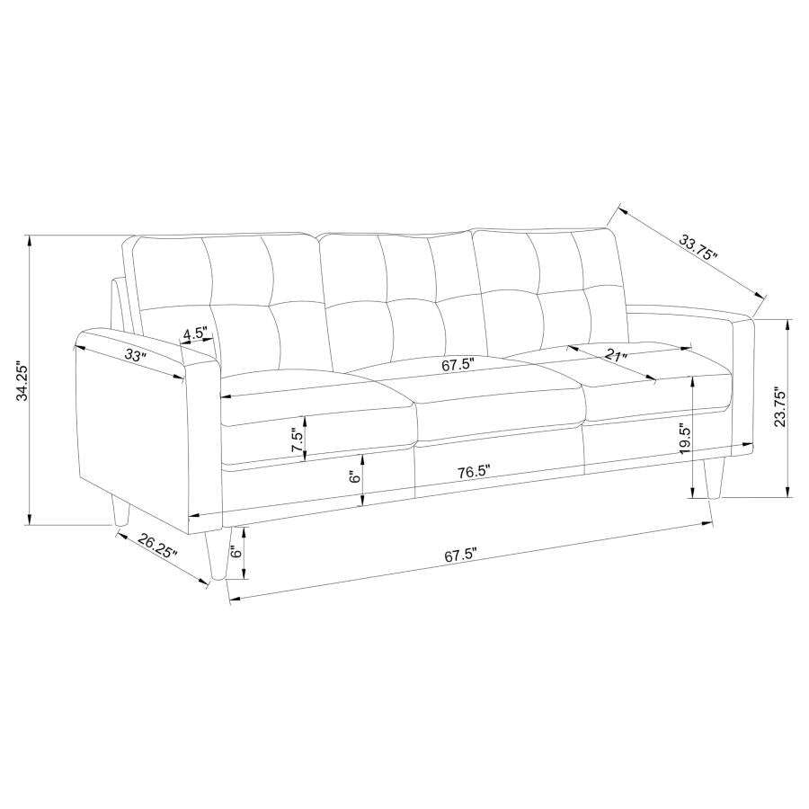 SOFA AND LOVESEAT 552001-S2-COA
