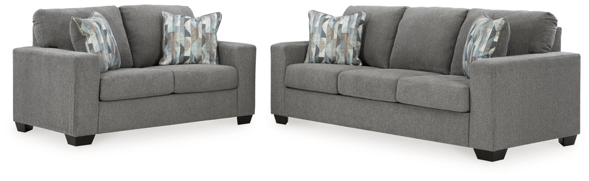 SOFA AND LOVESEAT 5120538/35-ASH
