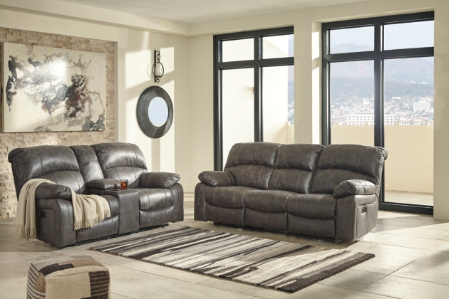 POWER RECLINING SOFA AND LOVESEAT 5160118/15-ASH