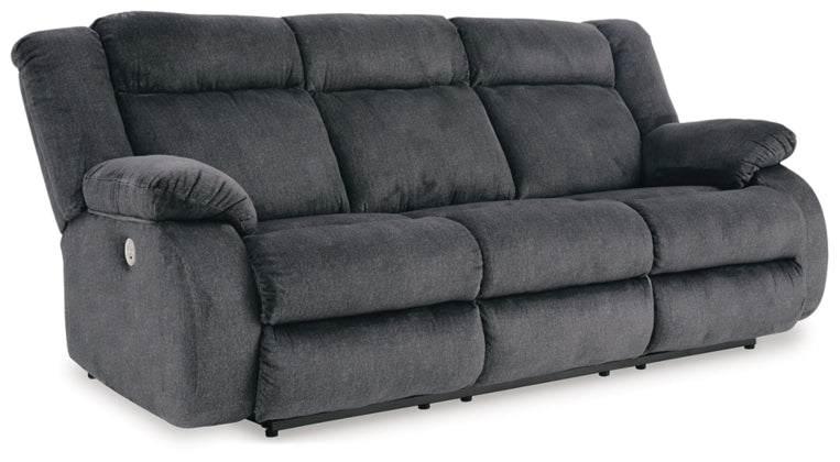 POWER RECLINING SOFA AND LOVESEAT 5380487/74-ASH
