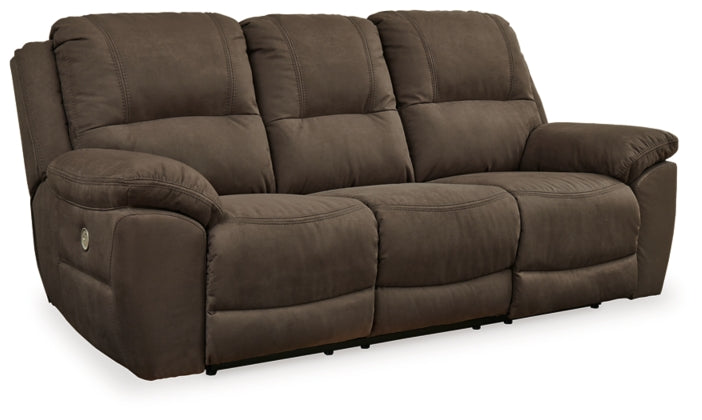 POWER RECLINING SOFA AND LOVESEAT 5420487/96-ASH