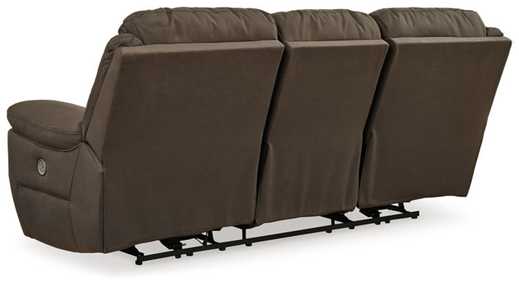 POWER RECLINING SOFA AND LOVESEAT 5420487/96-ASH