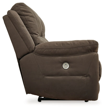 POWER RECLINING SOFA AND LOVESEAT 5420487/96-ASH