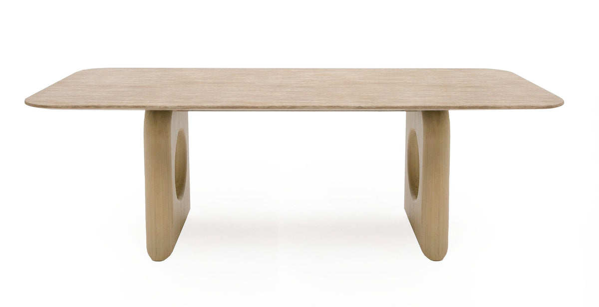 MODERN FAUX MARBLE DINING TABLE 2116-VIG