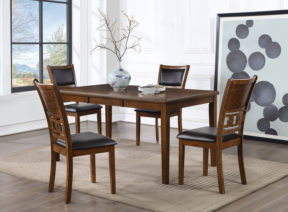 GIA 60" DINING TABLE+CHAIRS 5PCS-NC