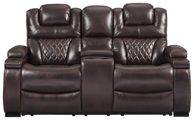 POWER RECLINING SOFA AND LOVESEAT 7540715/18-ASH