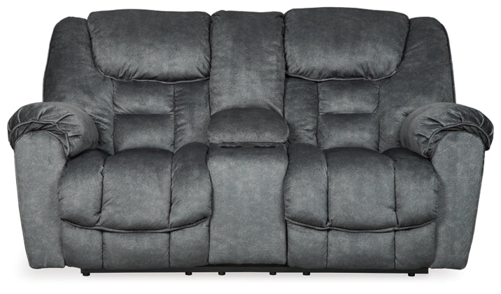 RECLINING SOFA AND LOVESEAT 7690288/94-ASH