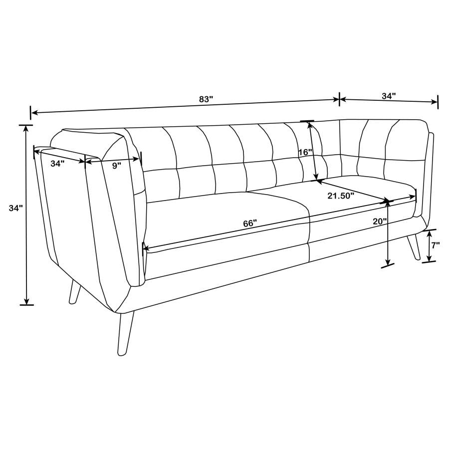 SOFA AND LOVESEAT 509421-S2-COA