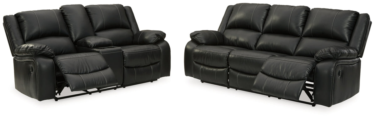 RECLINING SOFA AND LOVESEAT 7710188/94-ASH