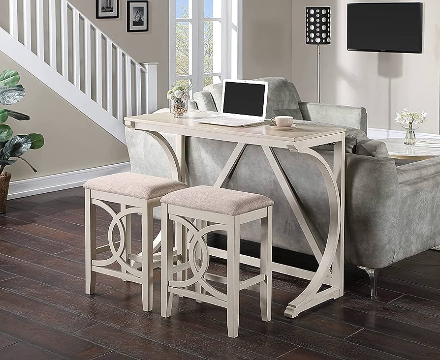 BELLA COUNTER TABLE & 2 STOOLS-NC