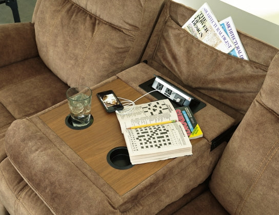 POWER RECLINING SOFA AND LOVESEAT 8230494/89-ASH