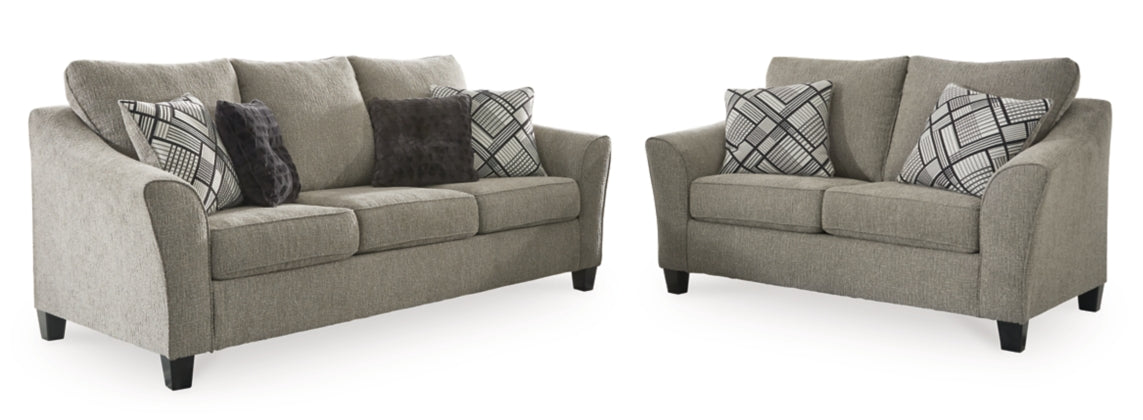 SOFA AND LOVESEAT 8690438/35-ASH