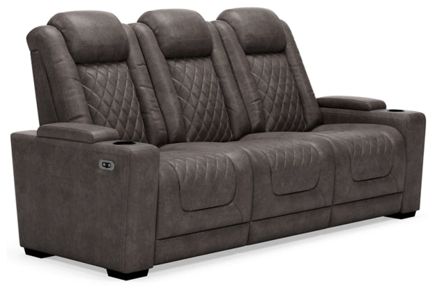 POWER RECLINING SOFA AND LOVESEAT 9300315/18-ASH