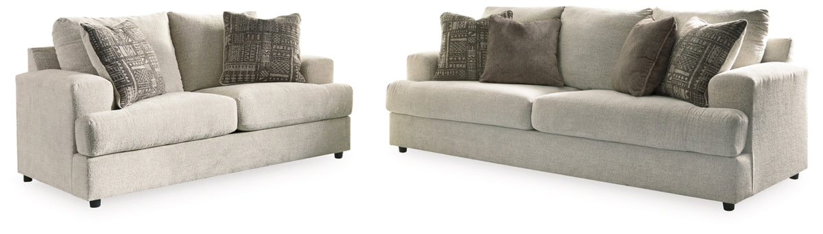 SOFA AND LOVESEAT 9510438/35-ASH
