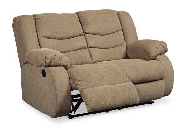 RECLINING SOFA AND LOVESEAT 9860488/86-ASH