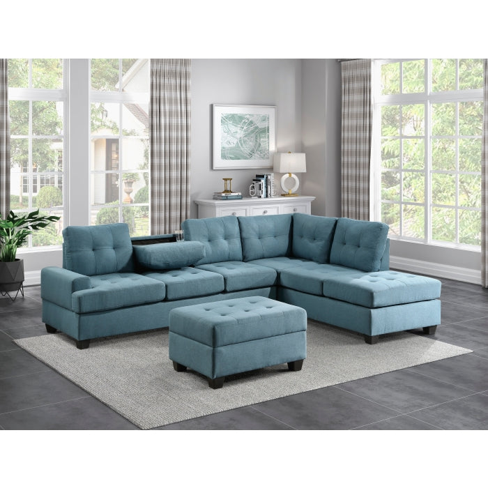 REVERSIBLE SECTIONAL 9367BU-HE