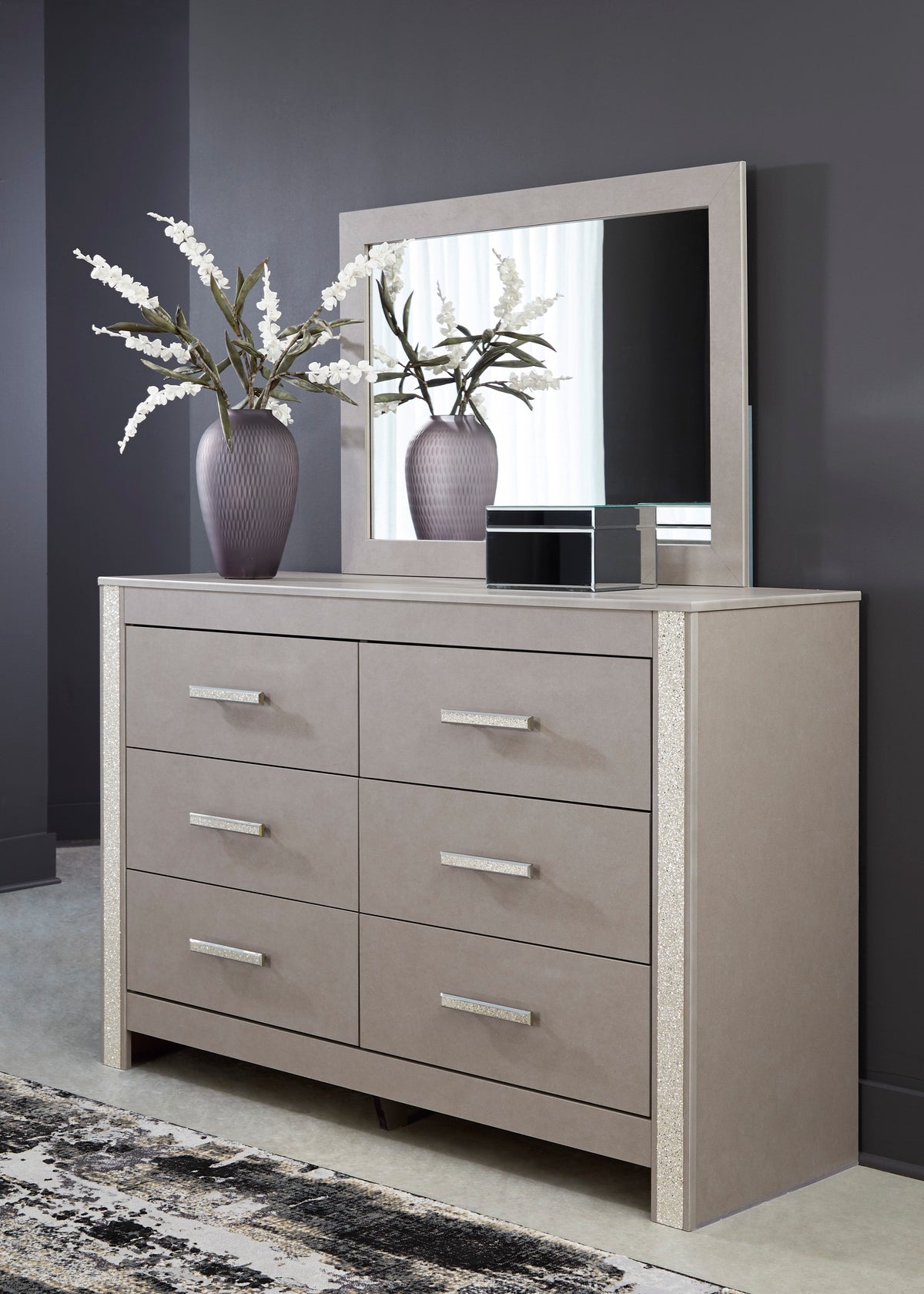 5Pcs QUEEN BEDROOM SET B1145 ASH