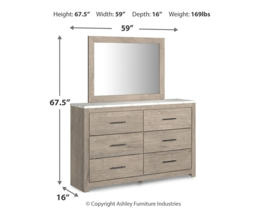 5PCS QUEEN BEDROOM B1191B2/B1/44/92-ASH