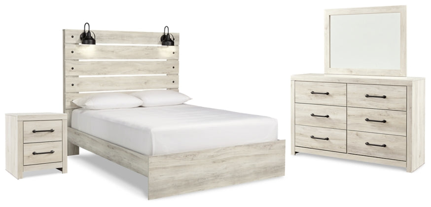 4PCS QUEEN BEDROOM B192B4/B1/92-ASH