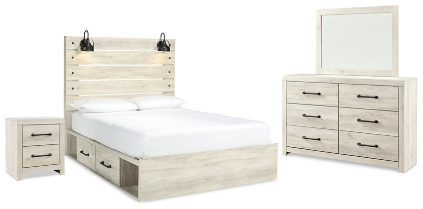 4PCS QUEEN BEDROOM B192B17/B1/92-ASH