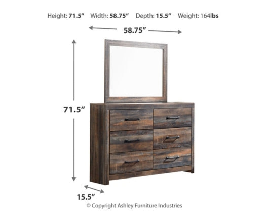 4PCS QUEEN BEDROOM B211B4/B1/92-ASH