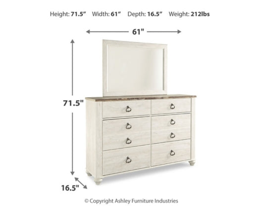 4PCS QUEEN BEDROOM B267B4/B1/92-ASH